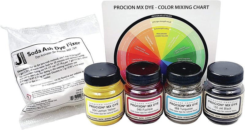 Jacquard Procion Tie Dye Powder Set 2/3oz Jars - Permanent & Washable - for Fabric & Clothing Dye - Image 3